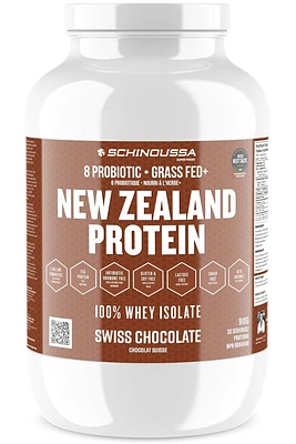 SCHINOUSSA NZ Whey Isolate + Probiotics (Swiss Chocolate