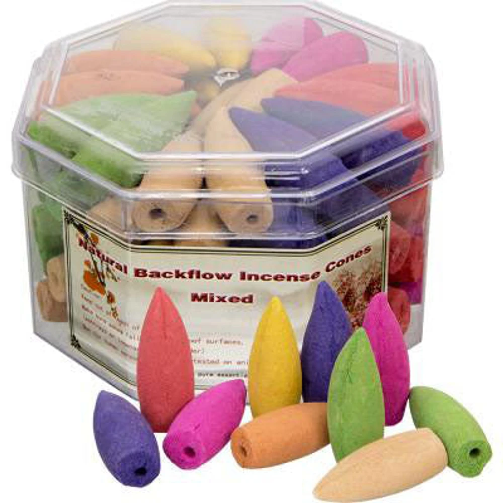 KHEOPS Backflow Cone Incense Mixed Fragrances (70 pks)
