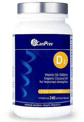 CANPREV D3 1000 IU (Organic Coconut Oil