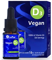 CANPREV D3 Drops 1000 IU Vegan (15 ml)