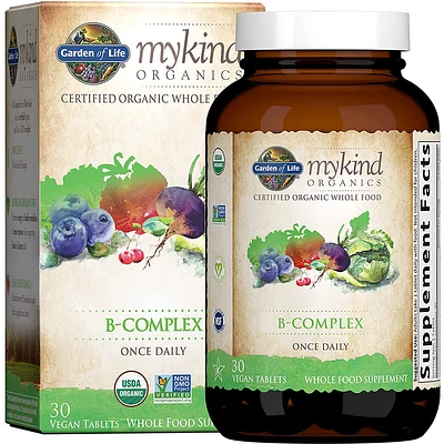 MYKIND Organics B Complex (30 veg caps)
