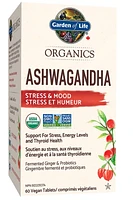 GARDEN OF LIFE ORGANICS Ashwagandha (60 vegan tabs)
