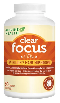 GENUINE HEALTH Clear Focus (60 caps)