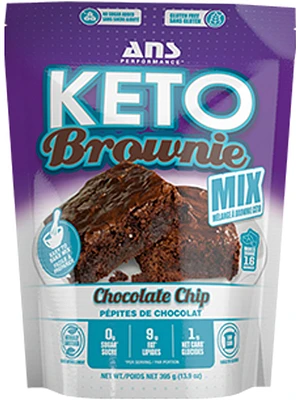 ANS PERFORMANCE Keto Brownie Mix (Chocolate Chip - 395 gr)