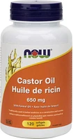 NOW Caster Oil  (650 mg - 120 sgels)