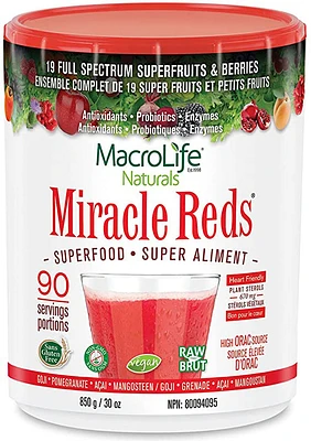 MACROLIFE NATURALS Miracle Reds (Canister - 90 Servings)