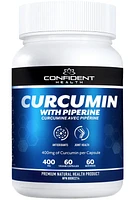 CONFIDENT HEALTH Curcumin (400mg - 60 caps)