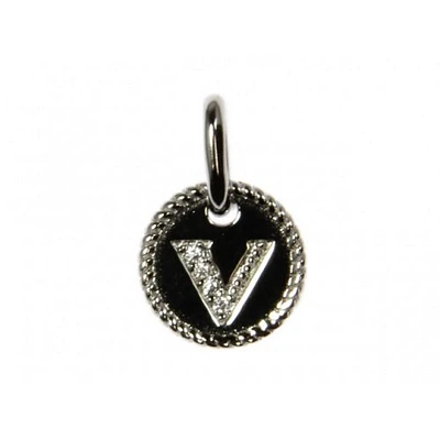 V Alphabet Pendant