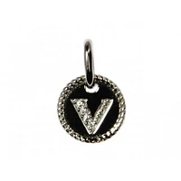 V Alphabet Pendant