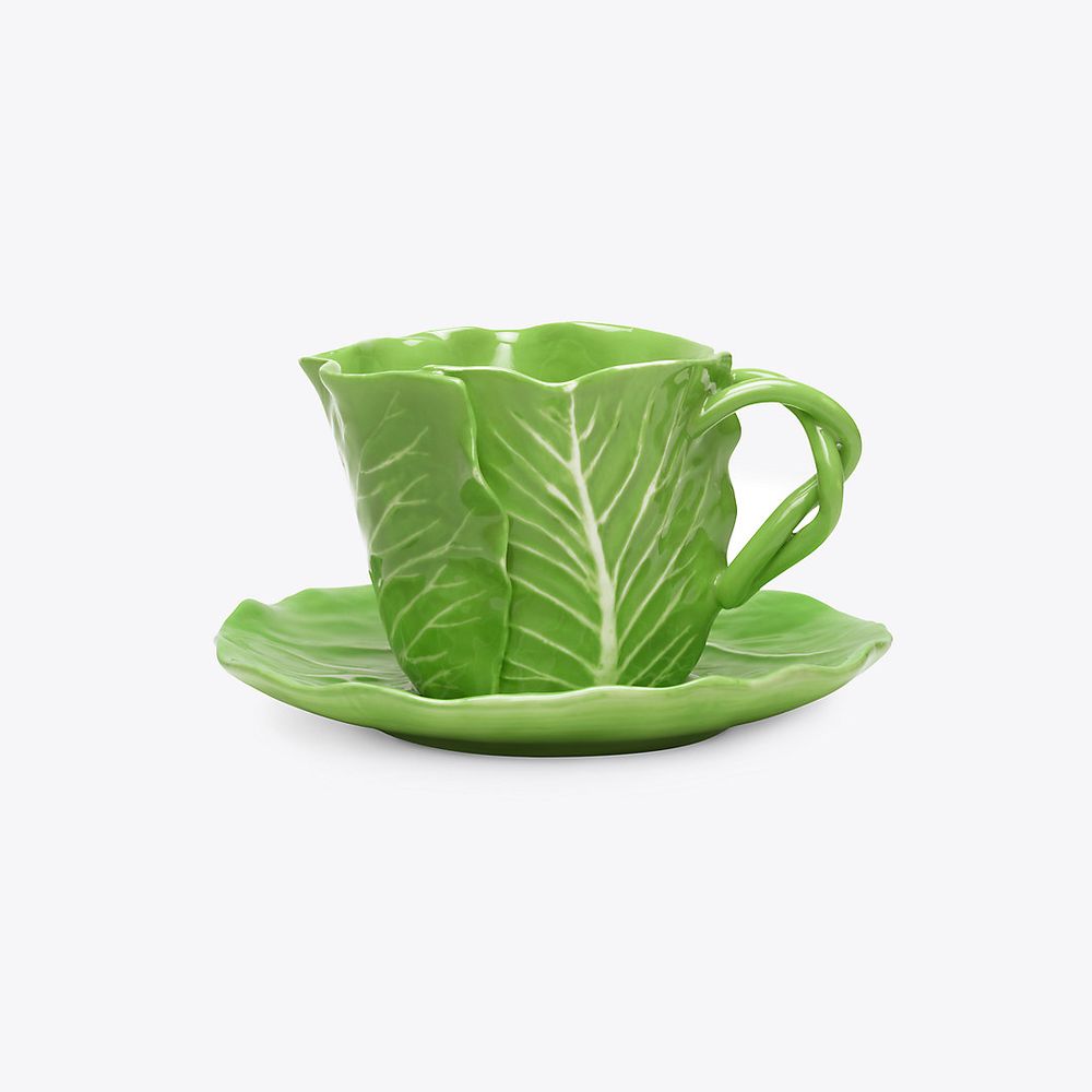 Tory Burch Lettuce Ware Cup & Saucer | The Summit