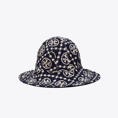 Tory Burch Bucket Hat with Patch | The Summit