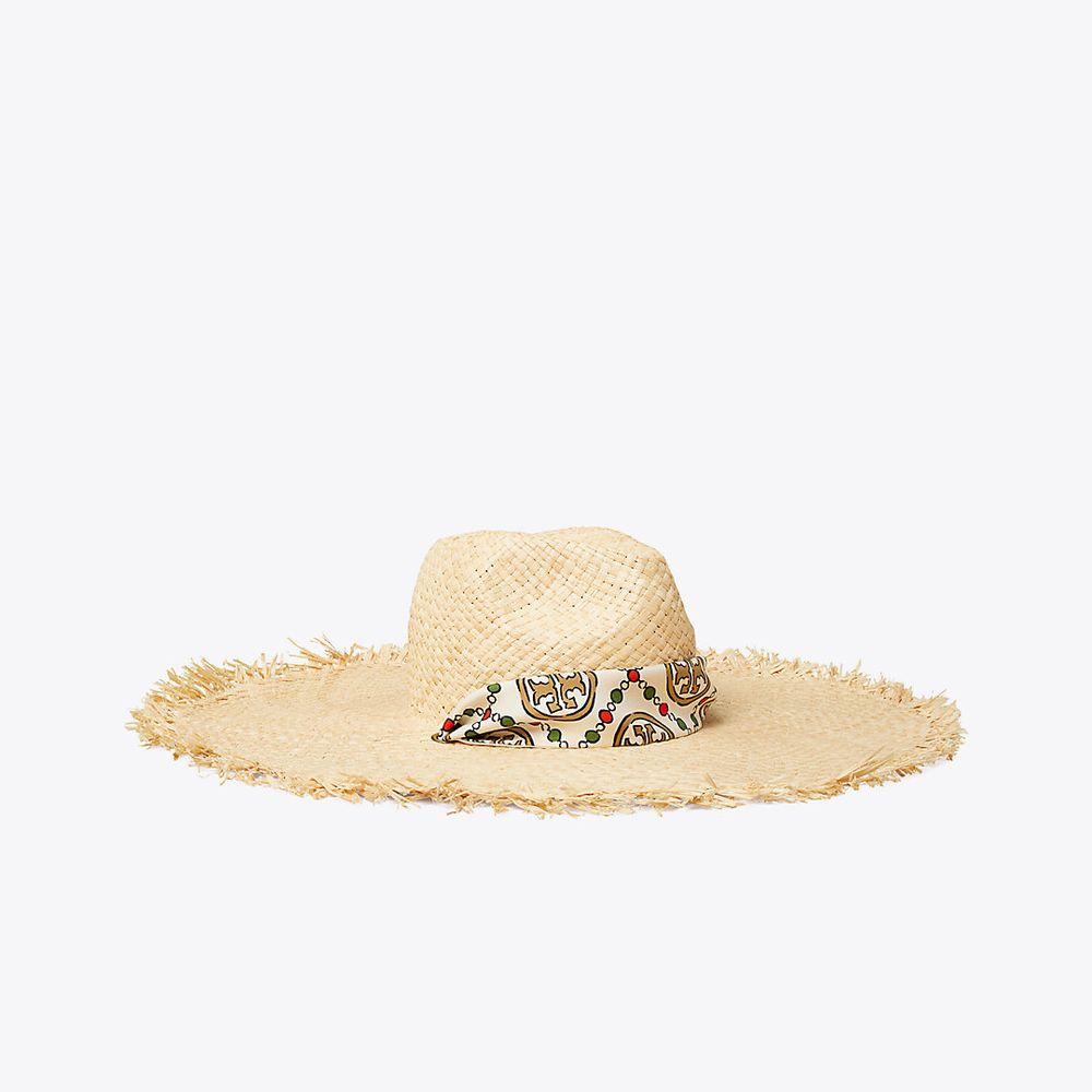 Tory Burch Straw Hat with Tie | The Summit