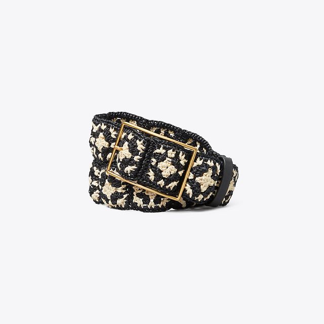 Tory Burch Eleanor Velvet Stretch Belt | The Summit