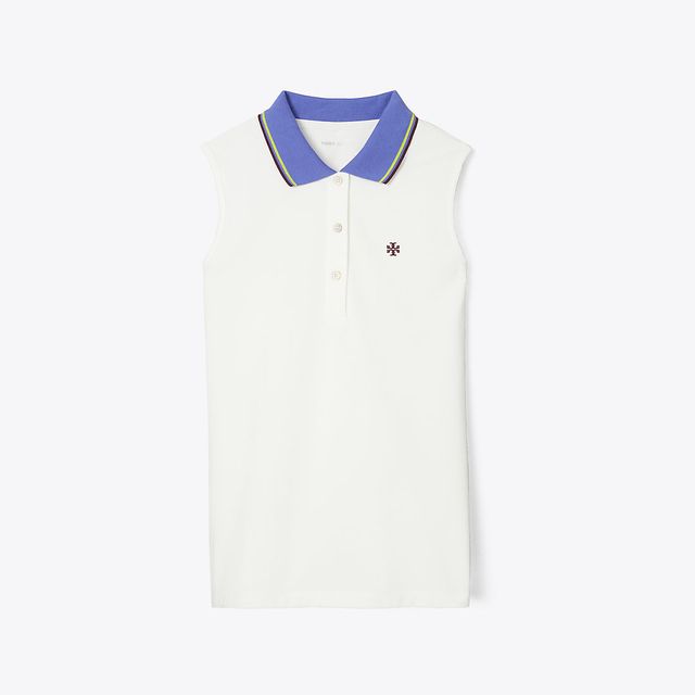 Tory Burch Ribbed Knit Polo | The Summit