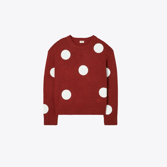 Tory Burch Relaxed Dot Sweater | The Summit