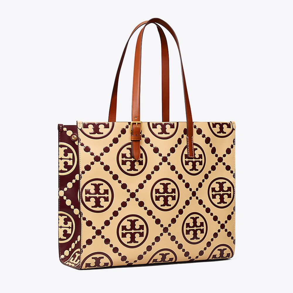 Tory Burch T Monogram Contrast Embossed Tote | The Summit