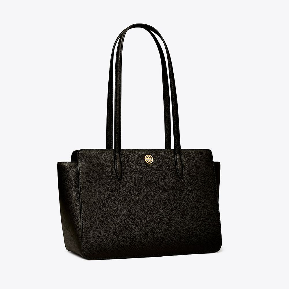 Tory Burch Small Robinson Pebbled Tote Bag | The Summit