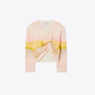 Tory Burch Dip-Dye Cashmere Shrug