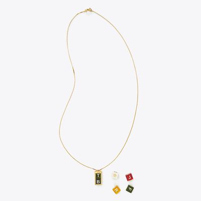 Tory Burch Brutalist Fish Pendant Necklace | The Summit