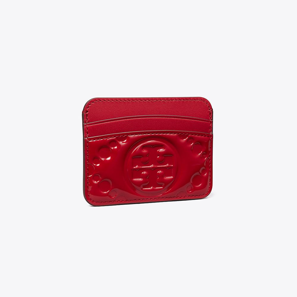 Tory Burch T Monogram Embossed Patent Card Case | The Summit