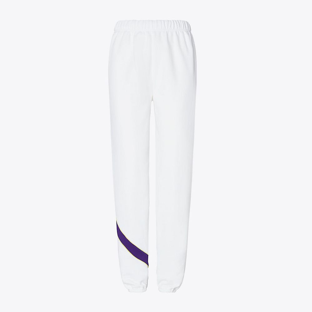 Tory Burch Heavy French Terry Chevron Sweatpant | The Summit