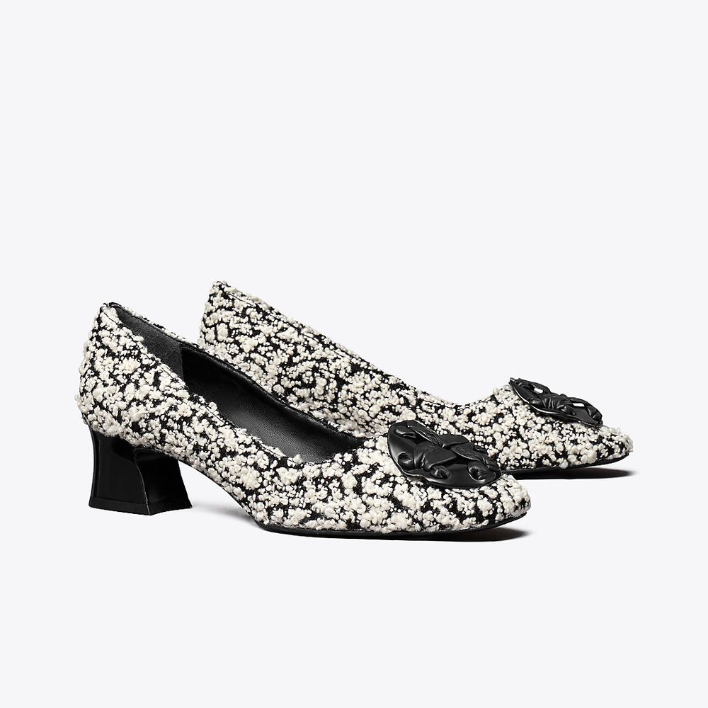 Tory Burch Woven Double T Pump | The Summit