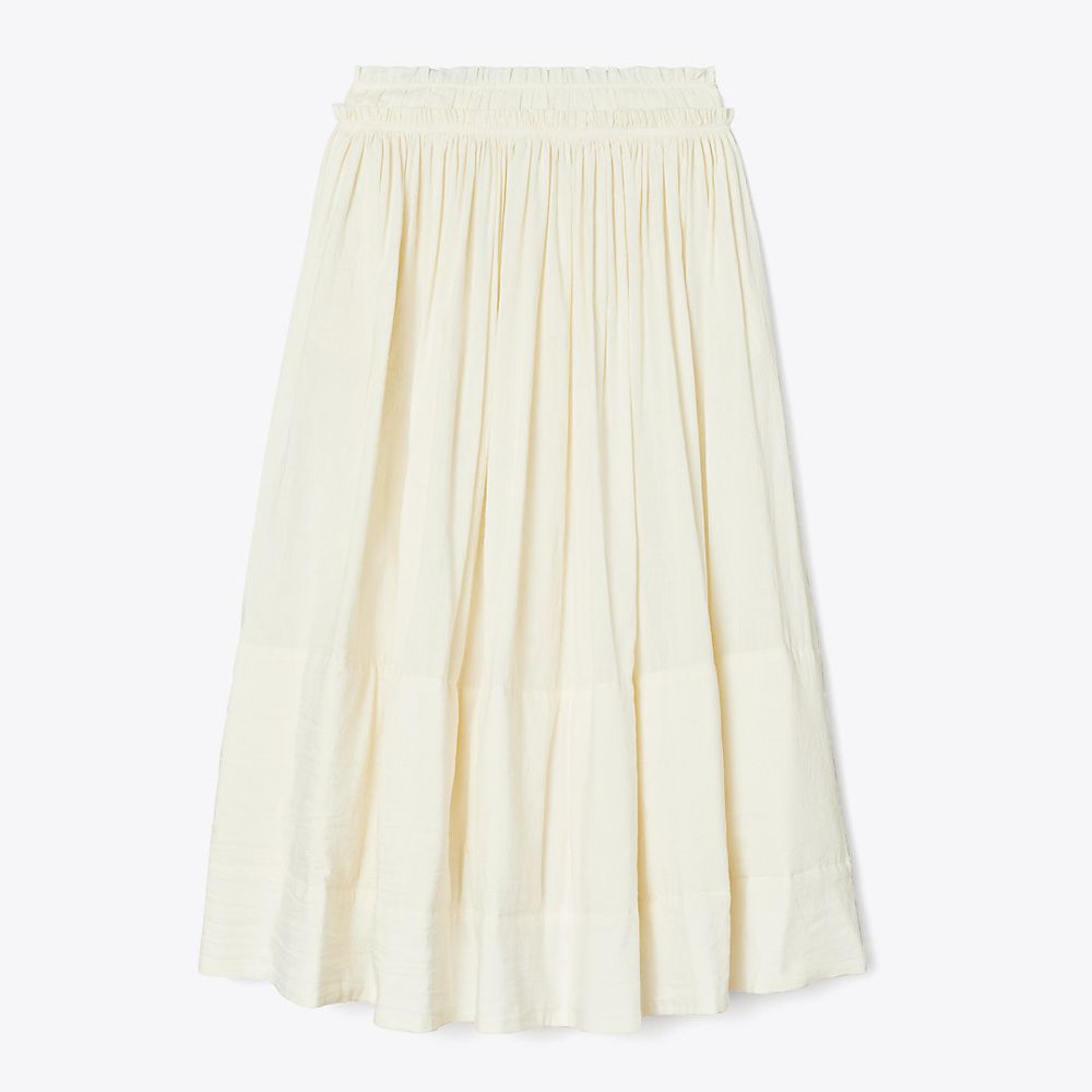 Tory Burch Ruched Waist Skirt | The Summit