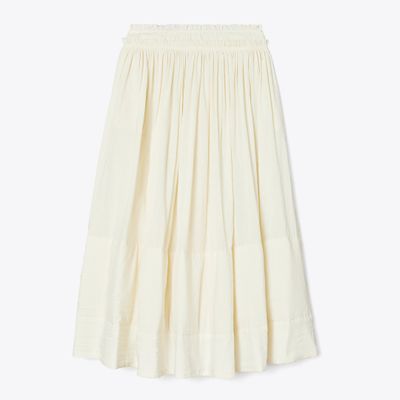 Tory Burch Ruched Waist Skirt