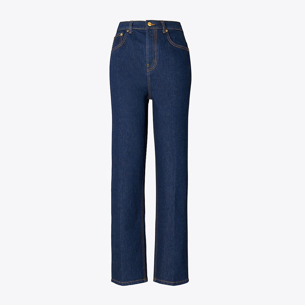 Tory Burch High-Rise Straight Jean | The Summit