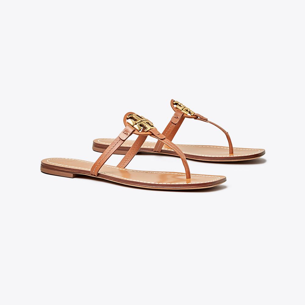 Tory Burch Mini Miller Leather Thong Sandal | The Summit