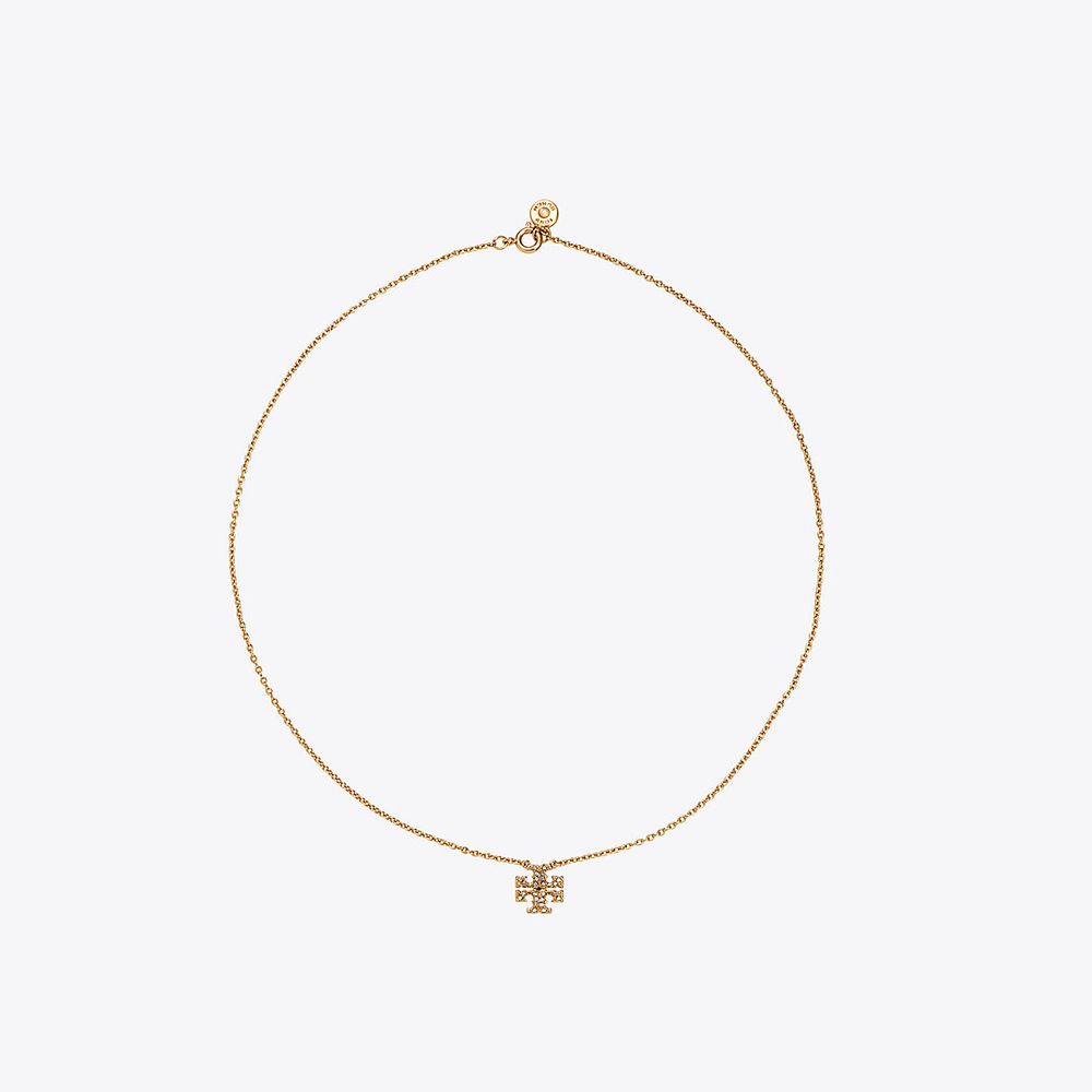 Tory Burch Kira Pavé Delicate Necklace | The Summit
