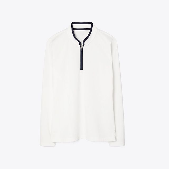 Tory Burch Half-Zip Performance Pullover | The Summit