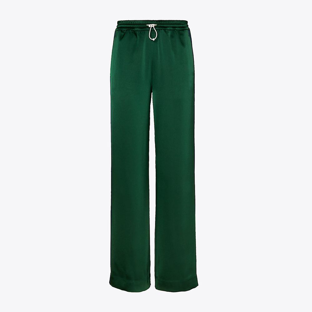 Tory Burch Satin Track Pant | The Summit