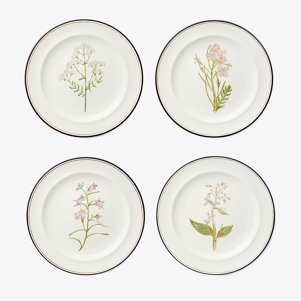 Tory Burch Lilac Flower Salad Plates, Set of 4 | The Summit