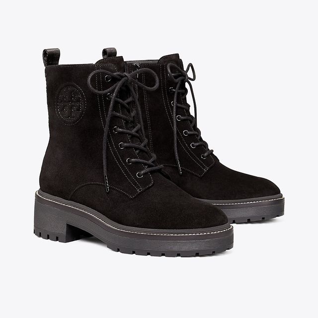 Tory Burch Miller Suede Lug-Sole Boot | The Summit