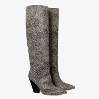 Tory Burch Lila Calf Hair Knee Boot | The Summit