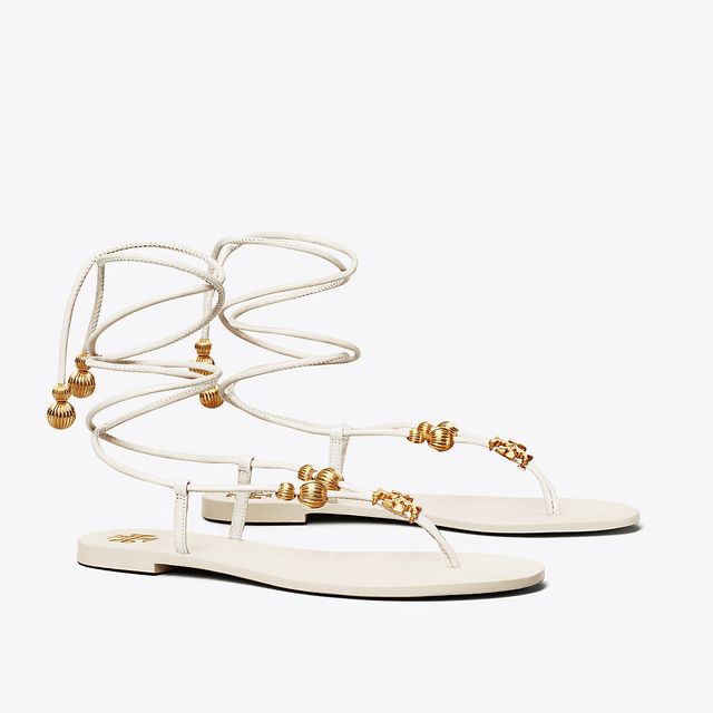 Tory Burch Ribbon Lace Up Sandal | The Summit