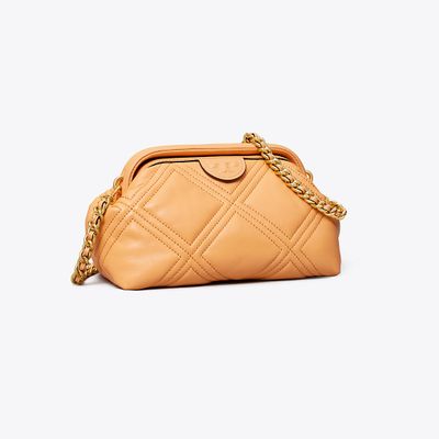 Tory Burch Fleming Soft Raffia Small Frame Crossbody | The Summit