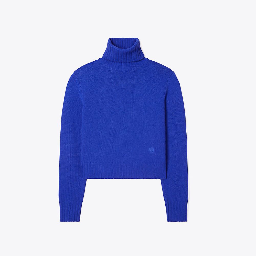 Tory Burch Cashmere Fitted Turtleneck | The Summit