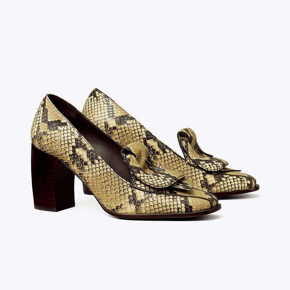 Tory Burch Buckle Heel Loafer | The Summit