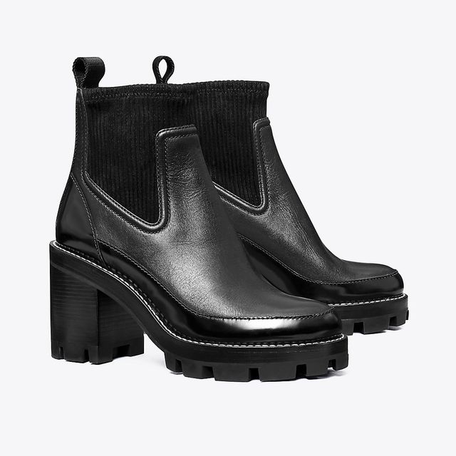 Tory Burch Chelsea Lug-Sole Heeled Ankle Boot | The Summit