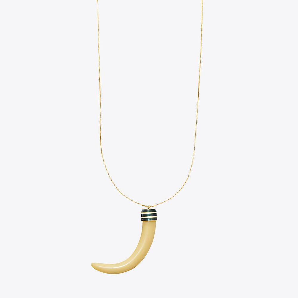 Tory Burch Horn Pendant Necklace | The Summit