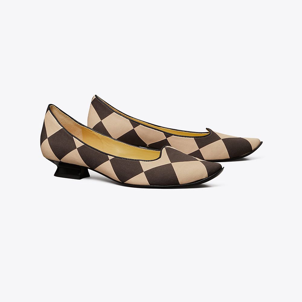 Tory Burch Pointed Checkered Pump | The Summit