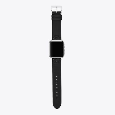 Tory Burch McGraw Band for Apple Watch®, Black Leather, 38 MM - 40 MM