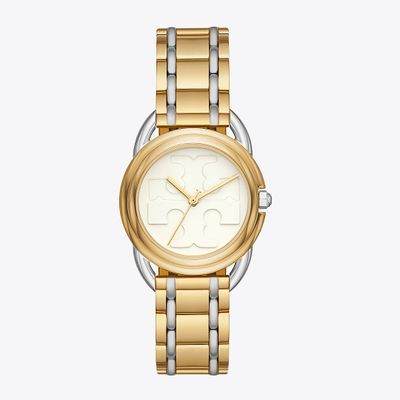 Tory Burch Miller Watch Two-Tone Gold/Stainless Steel, 32 x 40MM