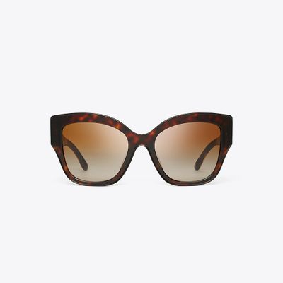 Tory Burch Oversized Cat-Eye Sunglasses