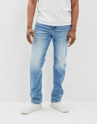 AE AirFlex+ Distressed Relaxed Straight Jean
