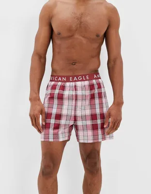 AEO Plaid Stretch Boxer Short