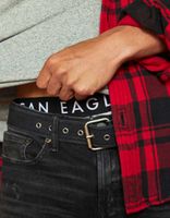 AEO Raw Edge Leather Belt