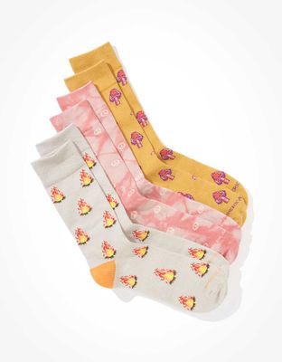 AE Hippie Print Classic Sock 3-Pack